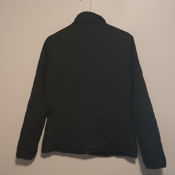Old Navy Black Quilted Ladies Jacket Medium Very Nice Condition - Picture 4 of 4
